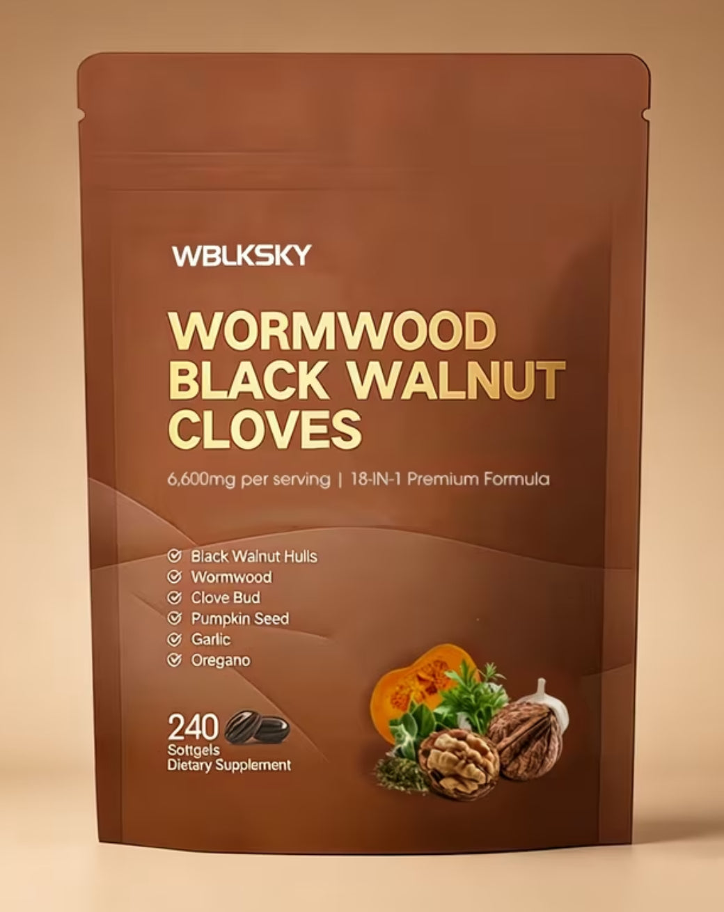 Wormwood, Black Walnut & Clove