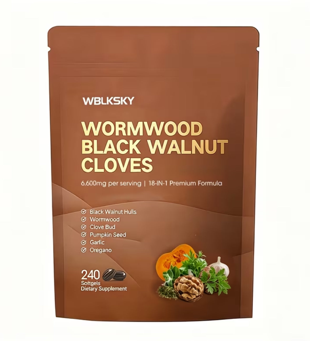 Wormwood, Black Walnut & Clove