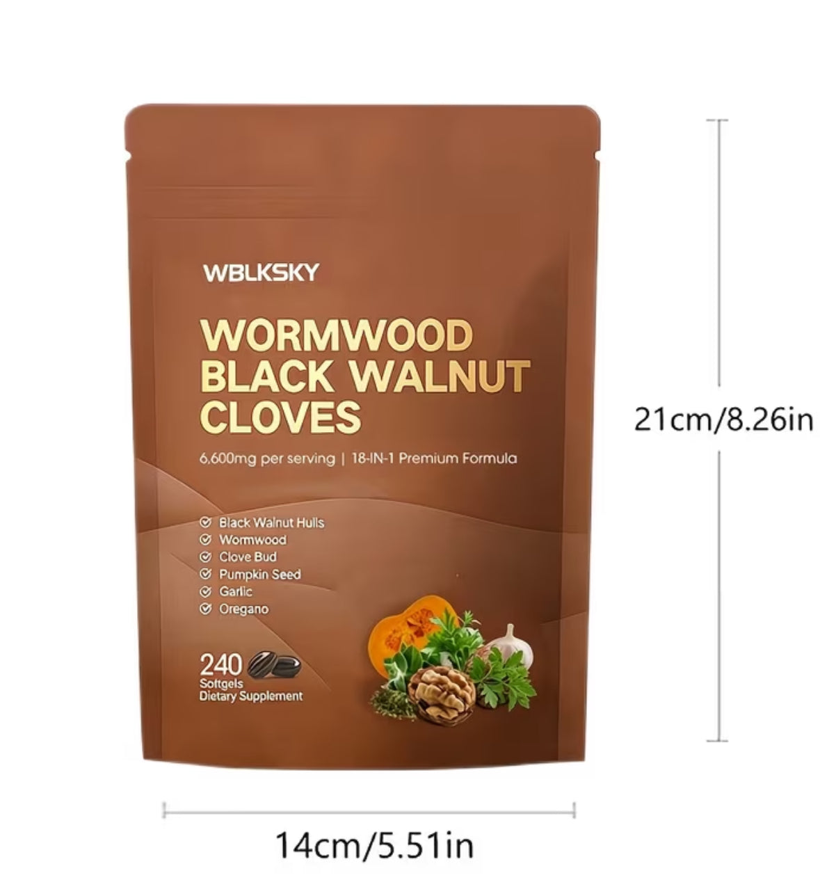 Wormwood, Black Walnut & Clove