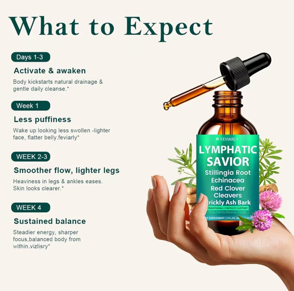 Lymphatic Savior Drops for Daily De-Puffing And Feeling Lighter