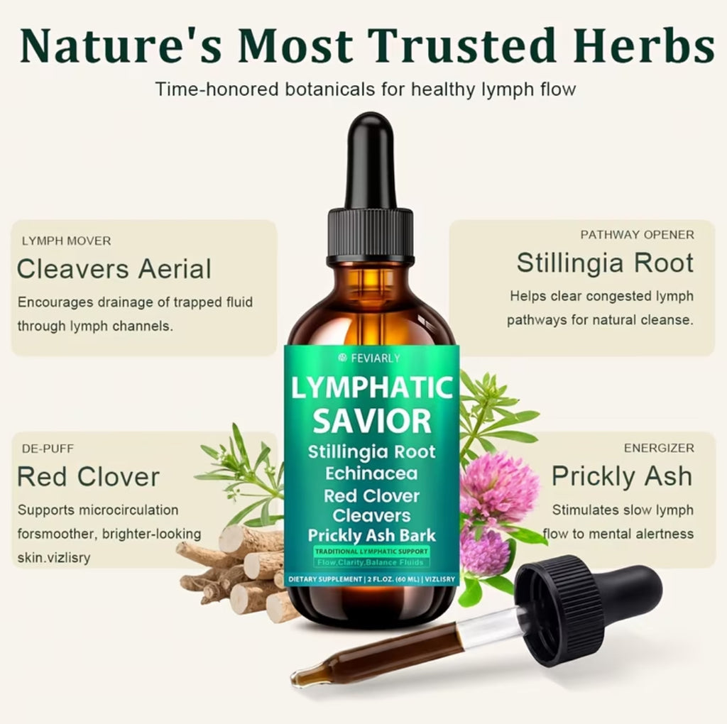 Lymphatic Savior Drops for Daily De-Puffing And Feeling Lighter