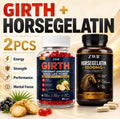 Girth Gummies And Horse Gelatin Capsules 1+1 Men'S Botanical Set