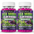 2 Bottles Sea Moss And Elderberry Gummies