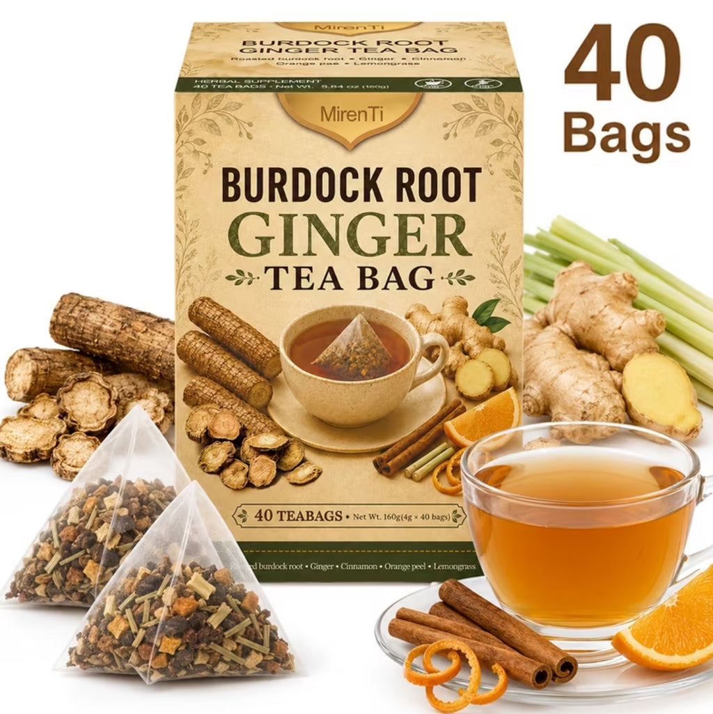 40 Bags Roasted Burdock Root Tea Bags