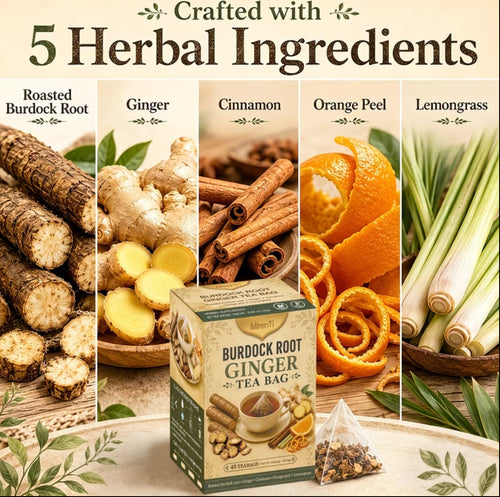 40 Bags Roasted Burdock Root Tea Bags