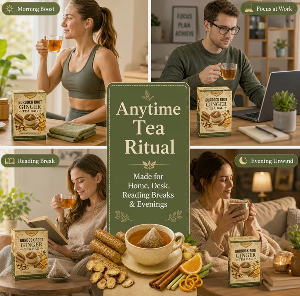 40 Bags Roasted Burdock Root Tea Bags