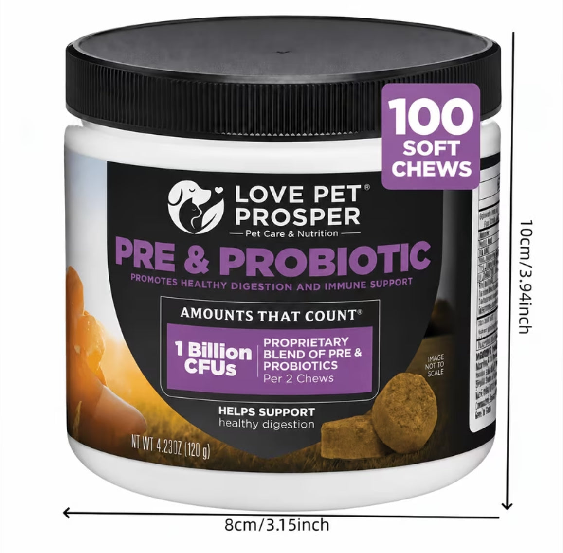 Pet Probiotics Meat Flavor, Coat And Intestinal Health, Sensitive And Defensive Wellness